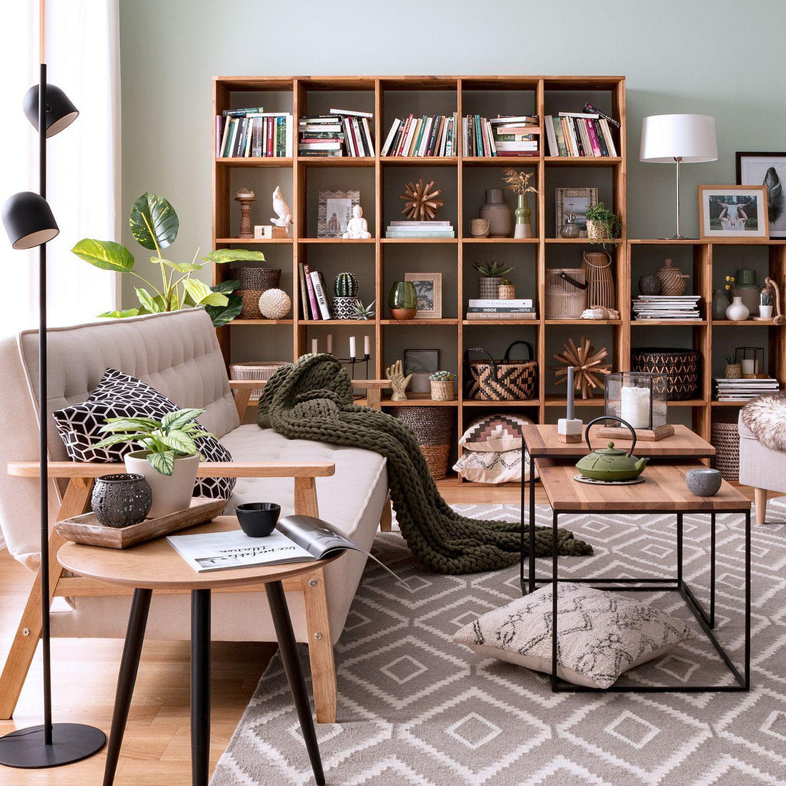 5 idées pour décorer votre étagère en bois