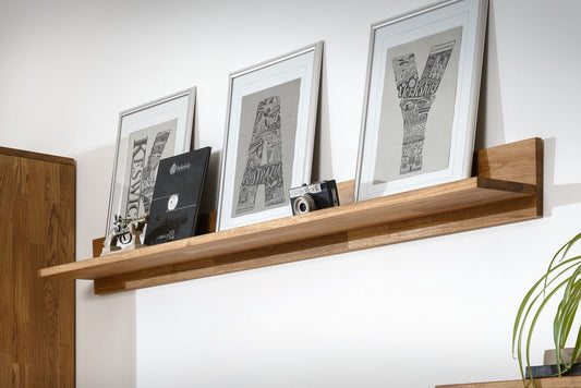 Étagères murales en bois massif de chêne