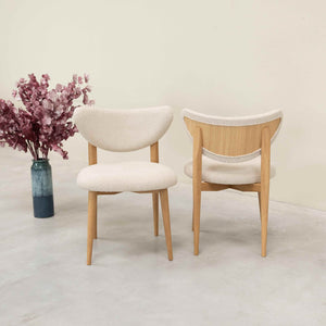 Chaises modernes en bois massif de chêne