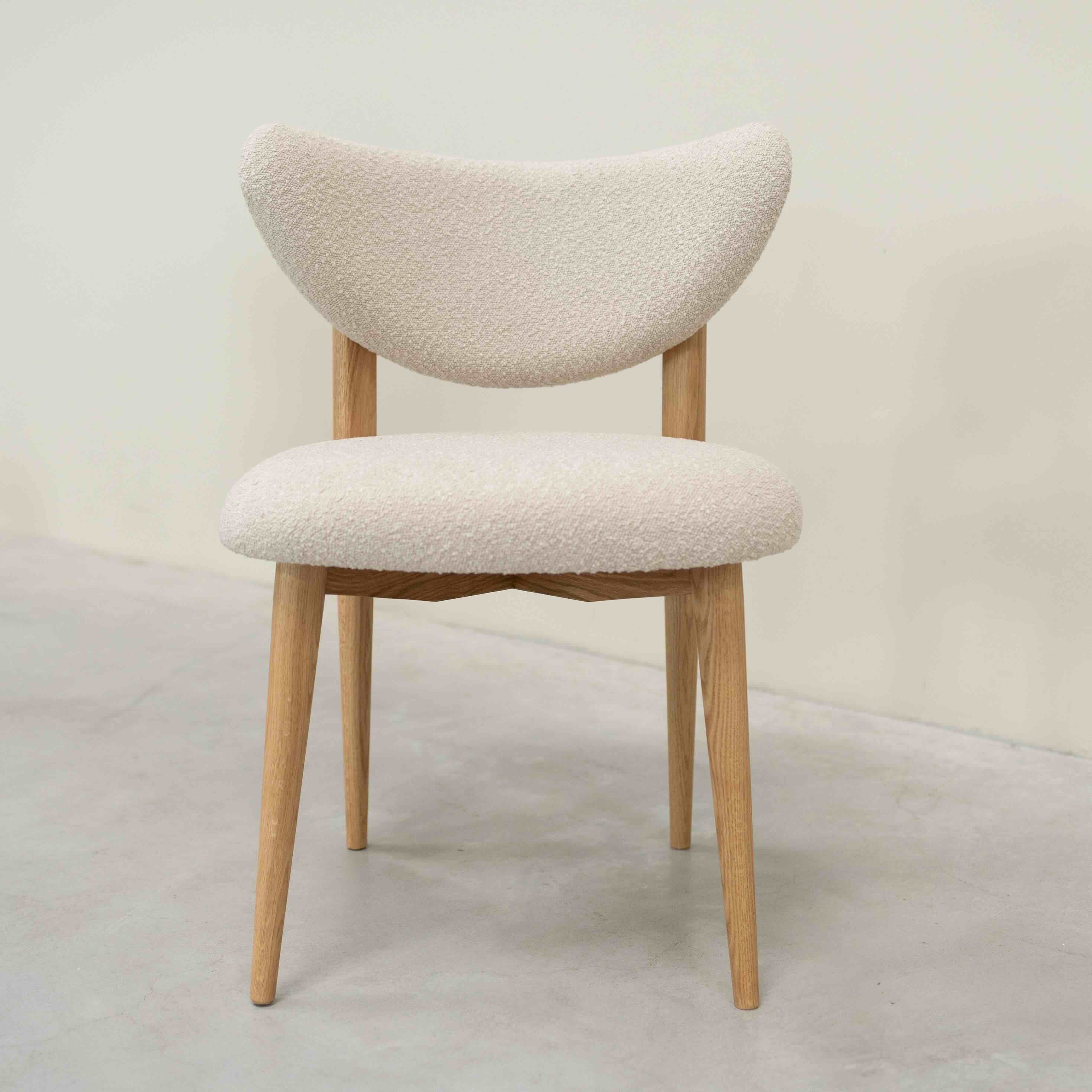 Chaises de chambre en bois massif de chêne