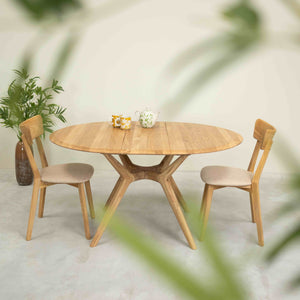 Tables à manger 2 couverts en chêne massif