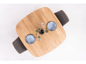 Table à manger fixe en bois massif IKONA - KARPIS