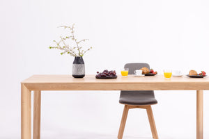 Table à manger fixe en bois massif DITA - KARPIS