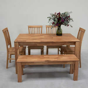 Banc en bois massif de chêne Mauritz 4 - NordicStory