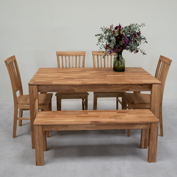 Banc en bois massif de chêne Mauritz 4 - NordicStory