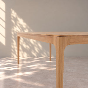 Table de salle à manger fixe en chêne massif CREATIV - VESKOR