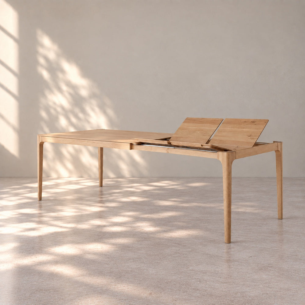 Table de salle à manger extensible en chêne massif CREATIV - VESKOR