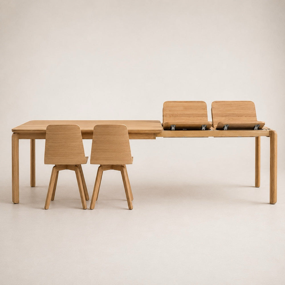 Table à manger extensible en bois massif GOLF - VESKOR