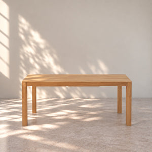 Table de salle à manger extensible en chêne massif VERDI - VESKOR