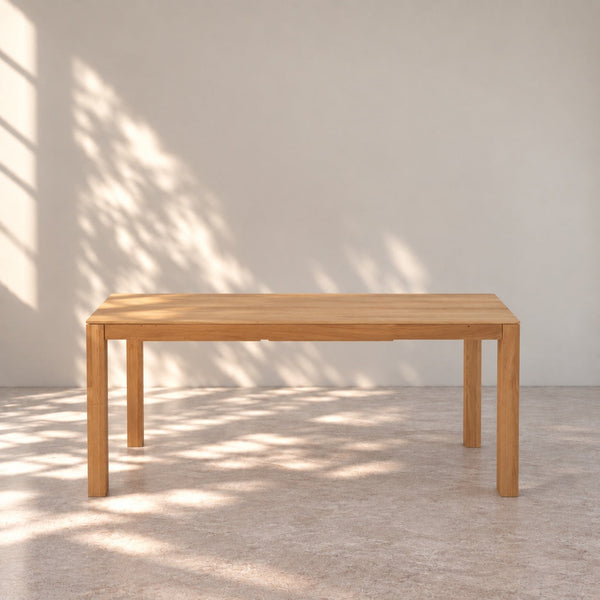 Table de salle à manger extensible en chêne massif VERDI - VESKOR