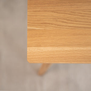 Table de salle à manger fixe en chêne massif PREMIER - VESKOR