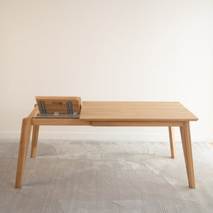 Table de salle à manger extensible en chêne massif PREMIER - VESKOR