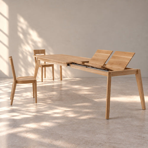 Table de salle à manger extensible en chêne massif PREMIER - VESKOR