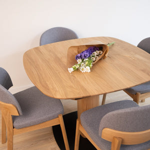 Table à manger extensible en bois massif LUNA - VESKOR