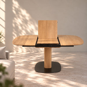 Table de salle à manger extensible en chêne massif LUNA - VESKOR
