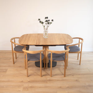 Table à manger extensible en bois massif LUNA - VESKOR