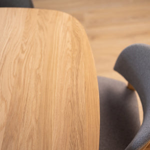 Table à manger extensible en bois massif LUNA - VESKOR