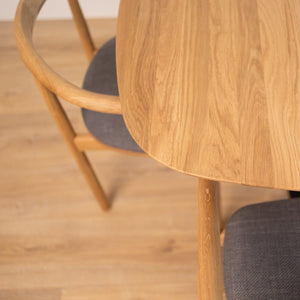 Table à manger extensible en bois massif LUNA - VESKOR