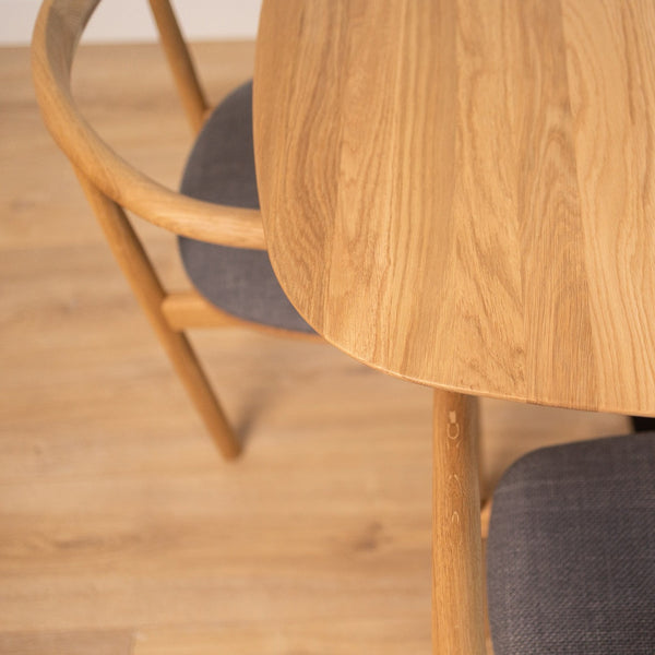 Table à manger extensible en bois massif LUNA - VESKOR