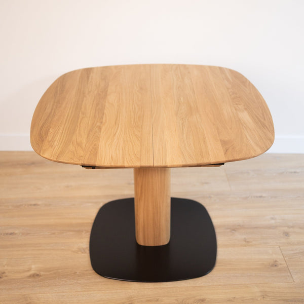 Table de salle à manger extensible en chêne massif LUNA - VESKOR