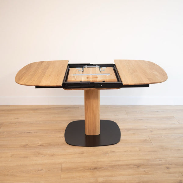 Table à manger extensible en bois massif LUNA - VESKOR