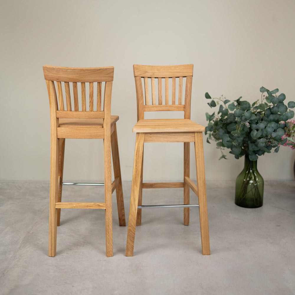 Tabouret de bar en chêne massif Provence – NordicStory