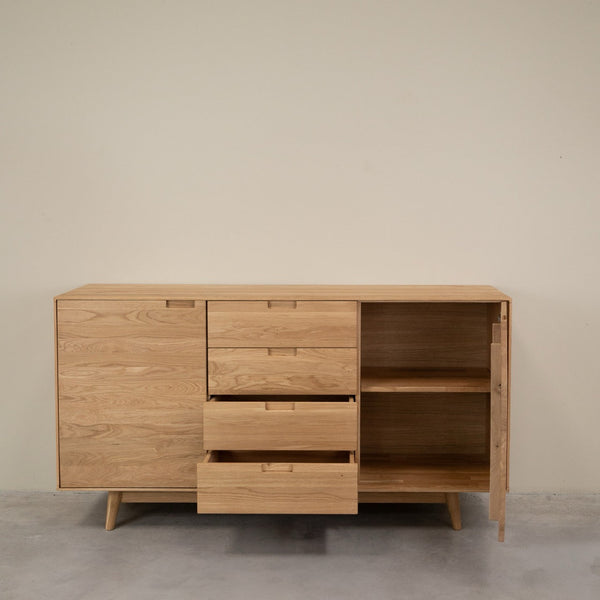 Buffet en bois massif de chêne Escandi Atelier - NordicStory