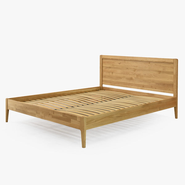 Lit en bois massif de chêne Milan - NordicStory