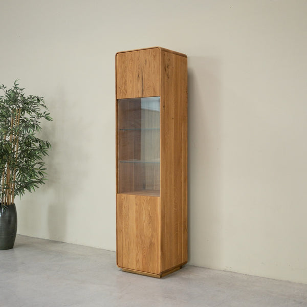Vitrine en bois massif de chêne Genève 26 - NordicStory
