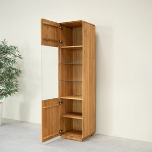 Vitrine en bois massif de chêne Genève 26 - NordicStory