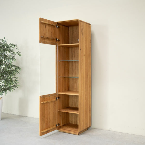 Vitrine en bois massif de chêne Genève 26 - NordicStory