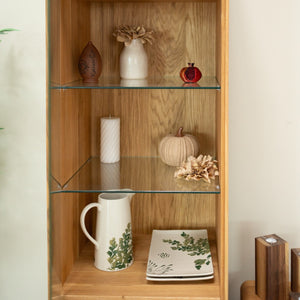 Vitrine en bois massif de chêne Genève 26 - NordicStory
