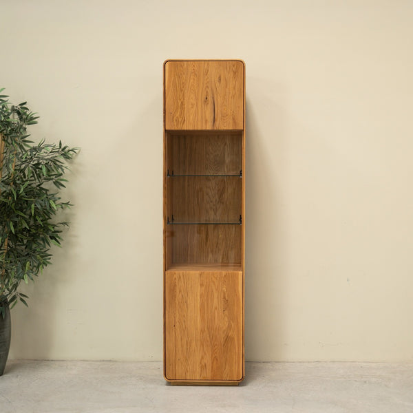Vitrine en bois massif de chêne Genève 26 - NordicStory