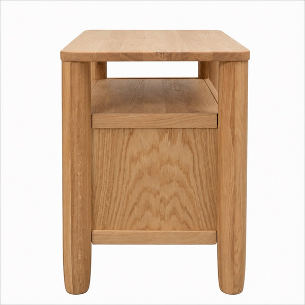 Table de chevet en bois massif de chêne AURA - VESKOR