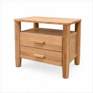 Table de chevet en bois massif de chêne AURA - VESKOR
