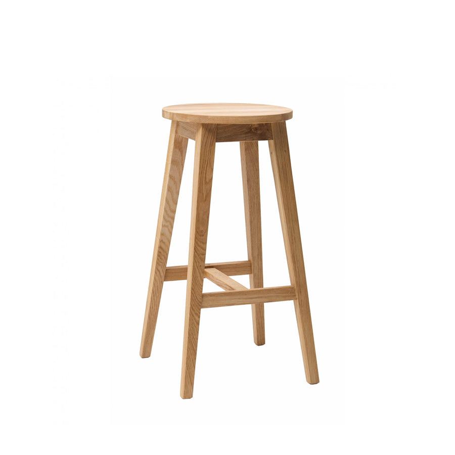 Lot de 2 tabourets de bar Diana en chêne massif - NordicStory