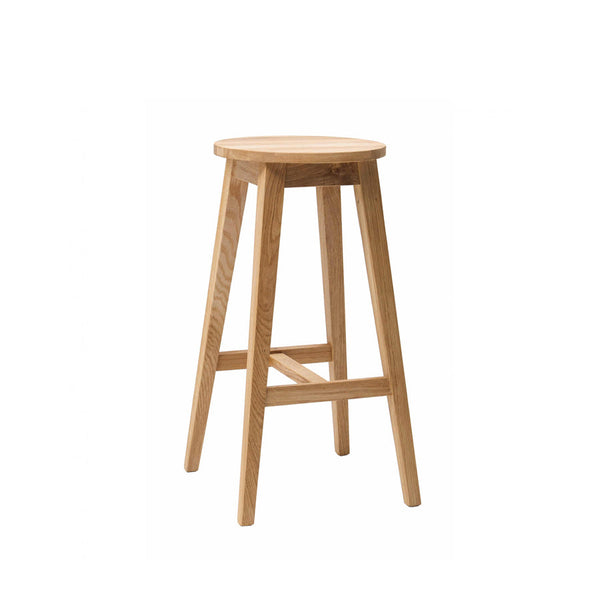 Lot de 2 tabourets de bar Diana en chêne massif - NordicStory