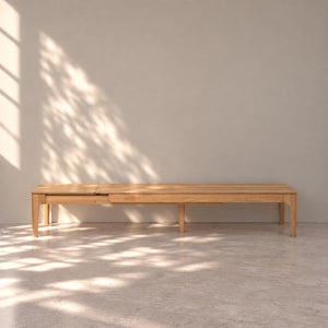 Banc extensible en bois de chêne massif CREATIV - VESKOR