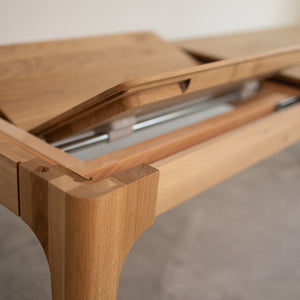 Banc extensible en bois de chêne massif CREATIV - VESKOR