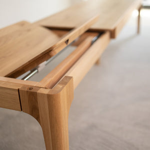 Banc extensible en bois de chêne massif CREATIV - VESKOR
