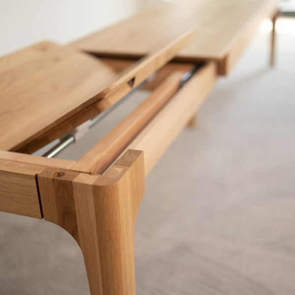 Banc extensible en bois de chêne massif CREATIV - VESKOR