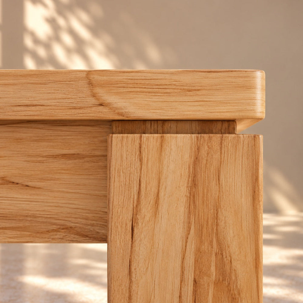 Table de salle à manger fixe en bois de hêtre massif LUX 2020 | VESKOR