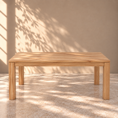 Table de salle à manger fixe en bois de hêtre massif LUX 2020 | VESKOR