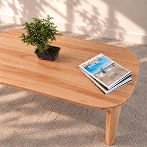 Table basse en bois de hêtre massif IKONA - VESKOR