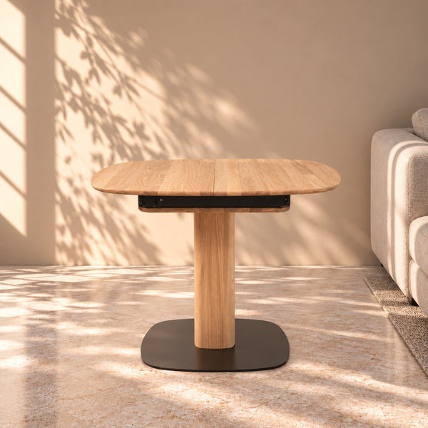 Table de salle à manger extensible en bois de hêtre massif LUNA | VESKOR