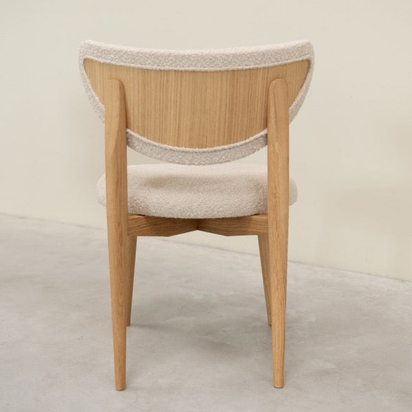 Chaise en bois massif de chêne Nube - Lot de 2 ou 4 chaises - VESKOR