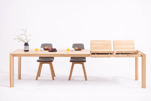 Table à manger extensible en bois massif DITA - KARPIS