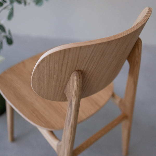 Chaise de salle à manger en bois massif de chêne Varde – Lot de 2 ou 4 chaises - NordicStory