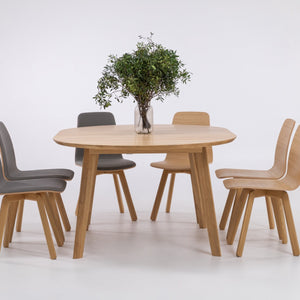 Table à manger extensible en bois massif SAGA - KARPIS