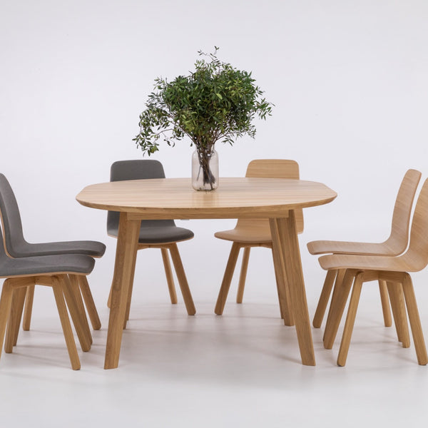 Table à manger extensible en bois massif SAGA - KARPIS